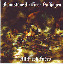 Cover for Pathogen/Brimstone in Fire - All Flesh Fades (Split CD)