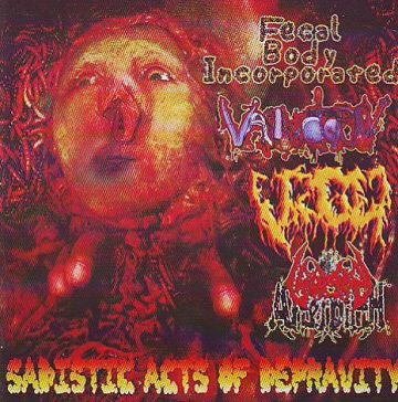Cover for Fecal Body Incorporated / Vaginotopsy / VRBH / Gorged Afterbirth 4 Way Split CD