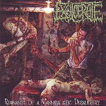 Cover for Exulcerate - Remnants of a Cannibalistic Debauchery