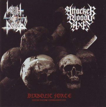 Cover for Vomit of Doom / Attacker Bloody Axe - Diabolic Force - Satan Metal Congregation