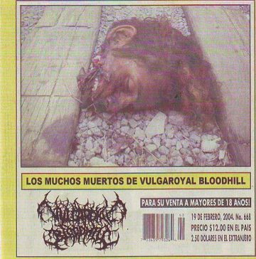 Cover for Vulgaroyal Bloodhill - Los muchos muertos de Vulgaroyal Bloodhill