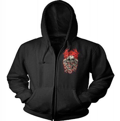 Bloodbath - Pocket Skulls Logo Zip Up Hoody | CDN Records Shop