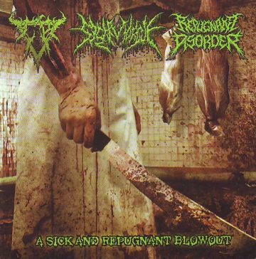 Cover for Cranial Blowout / Sick Morgue / Repugnant Disorder - 3 Way Split CD
