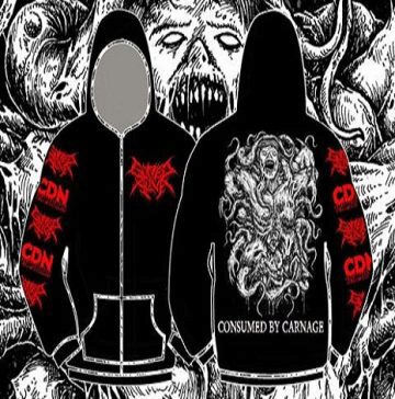 Mockup of Gutted Alive - Consumed by Carnage Hoody