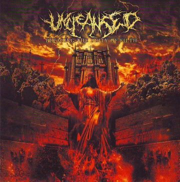 Cover for Uncleansed - Defacing the Deity of Filth  Digi pak