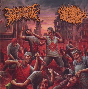 Cover for Fermented Masturbation / Pit of Toxic Slime - Misanthropic Urban Disease