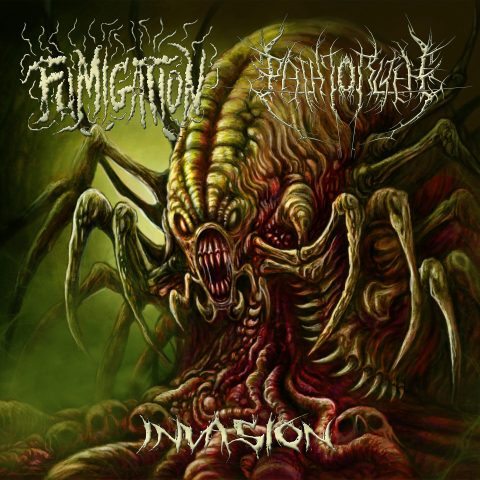 Album art for the Invasion split
