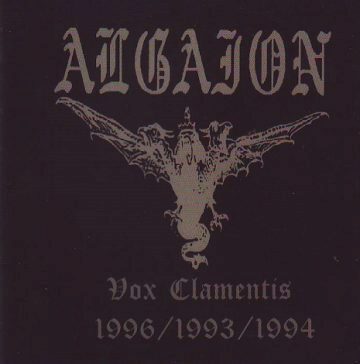 Cover for Algaion - Vox Clementis 1996 / 1993 / 1994