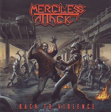 Cover for Merciless Attack - Back to Violence