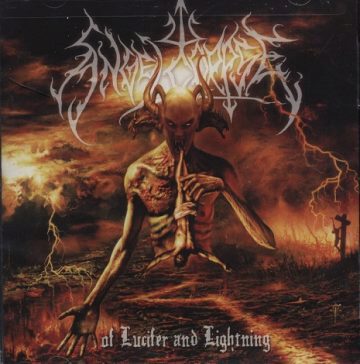 Cover for Angelcorpse - Of Lucifer and Lightniing