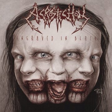 Cover for Acrostichon - Engraved in Black