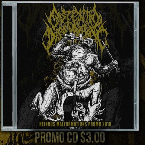 Existential Dissipation - Heinous Malformations Promo 2018 (Limited Demo CDR)