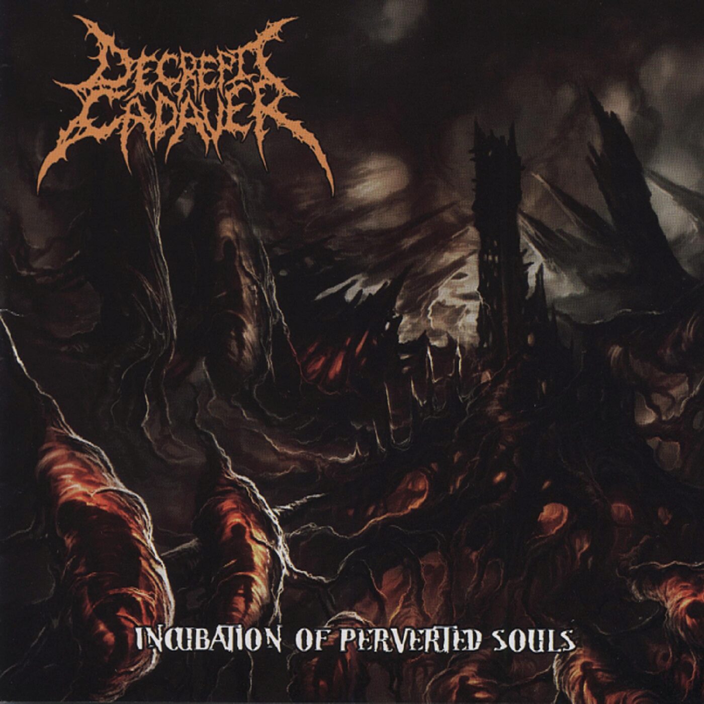 Cover for Decrepit Cadaver - Incubation Of Perverted Souls - Extreme Live Carnage