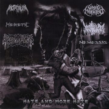 Cover for 6 Band Split CD - Mortalem / Heretic / Waste Mankind / Fecalizer / Nemessis / Ripping Organs