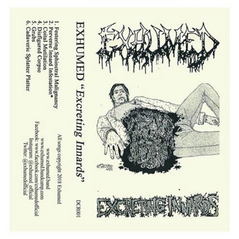 Exhumed demo tape cover art