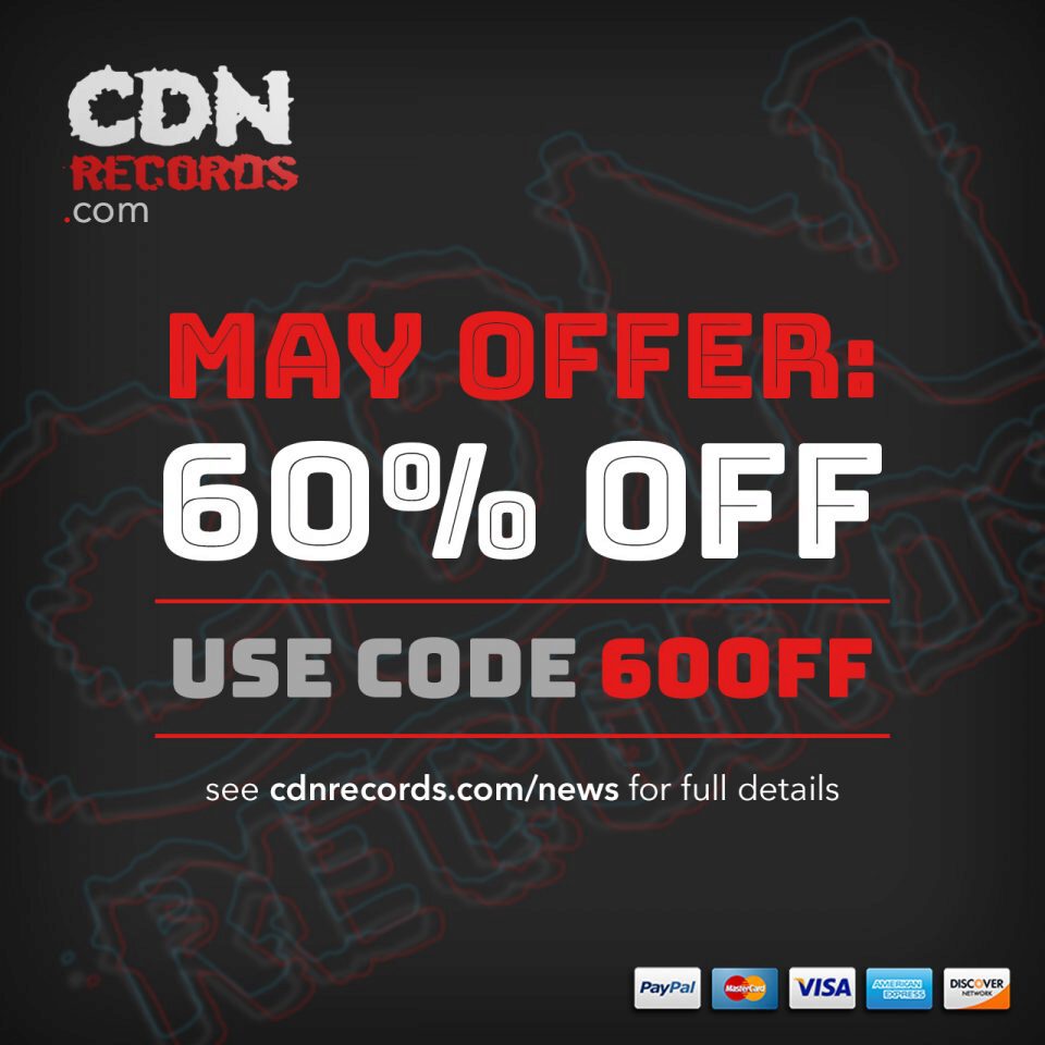 Promo graphic for 60% off in May