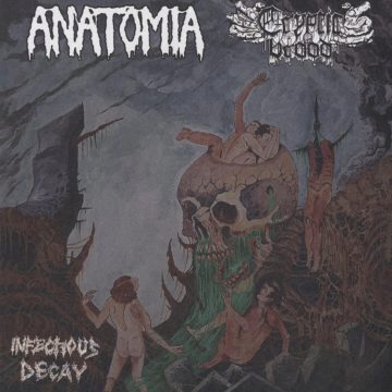 Cover for Anatomia/Cryptic Brood - Split