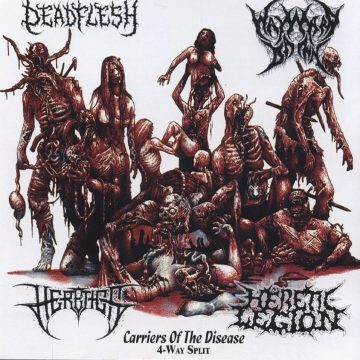 Cover for Carriers Of The Disease - 4 Way Split CD