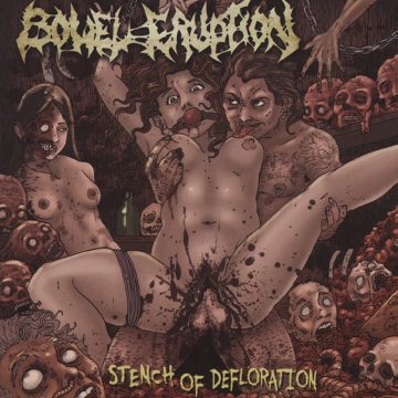 Cover for Bowel Eruption / Infestation / Organ Grinder - Split CD
