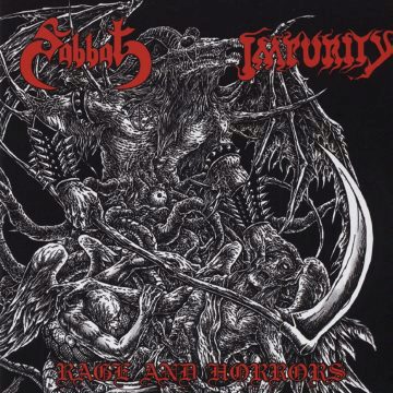 Cover for Sabbat / Impurity - Rage and Horrors