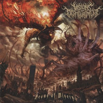 Cover for Visions of Disfigurement - Aeons of Misery