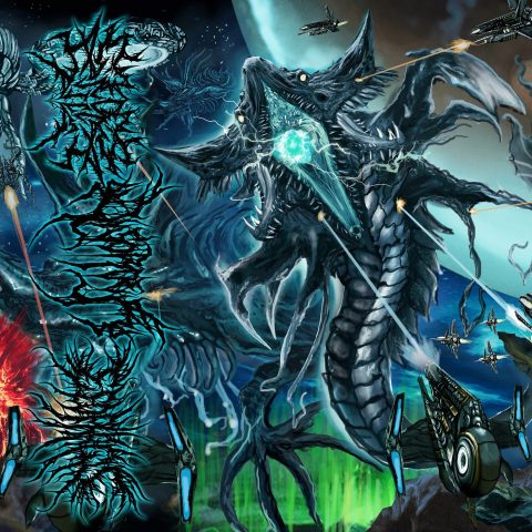 Disorder / Species Splicer / Esophagus - Hymns of Devastation (Red CD) Blue cover art for Hymns of Devastation split