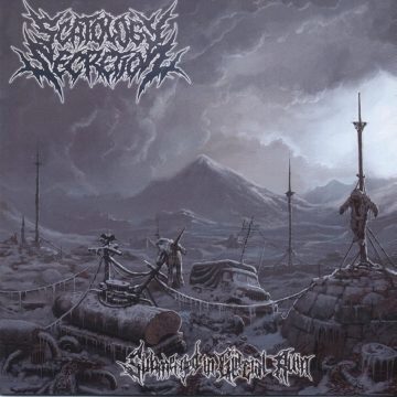 Cover for Scatology Secretion - Submerged in Glacial Ruin