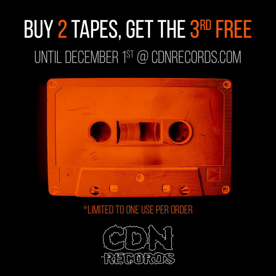 Promo graphic for November special on cassettes