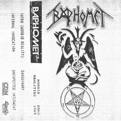 Baphomet - Morbid Realities (Demo Cassette) Cover art for Morbid Realities demo tape