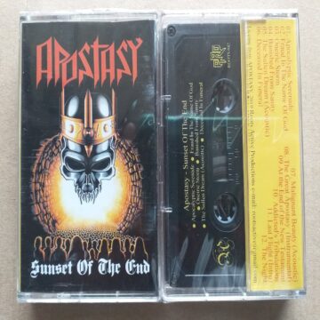Cover for Apostasy - Sunset of the End (Cassette)