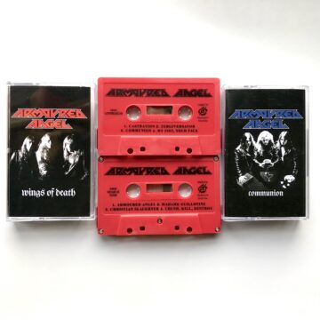 Cover for Armoured Angel - Wings of Death + Communion (Cassette)