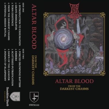 Cover for Altar Blood - From the Darkest Chasms (Cassette)