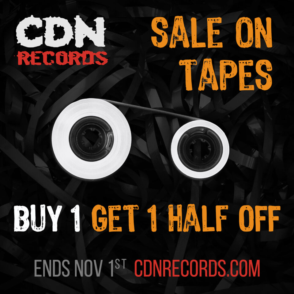 Graphic for October tape sale