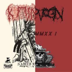 Cover for Koffin - Nailed into the Coffin / Kampvogn - Demo MMXX I - Split LP