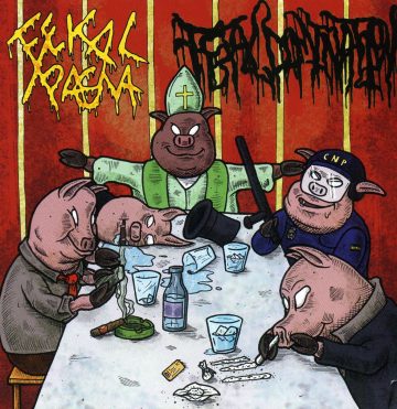 Cover for Fetal Domination / Fekal Xpagna - Split CD