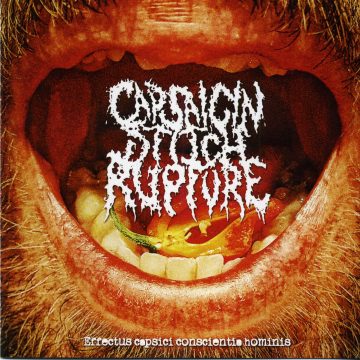 Cover for Capsaicin Stitch Rupture / First Days of Humanity - Split CD