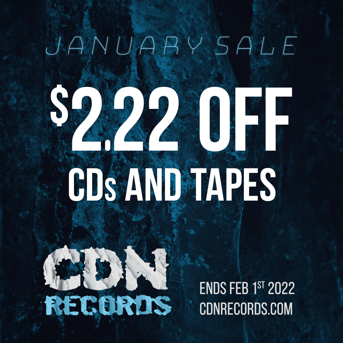 Graphic for January sale