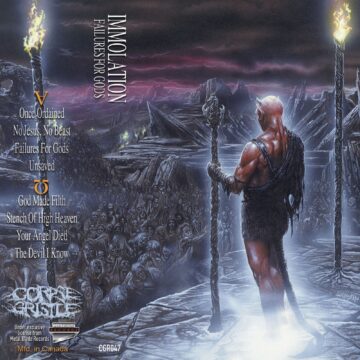 Cover for Immolation - Failures for Gods (Cassette)