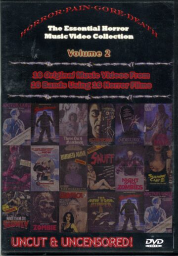 Cover for The Essential Horror Music Video Collection Vol 2 (NTSC DVD-R)