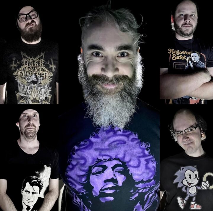 collage of Cryophilic band members