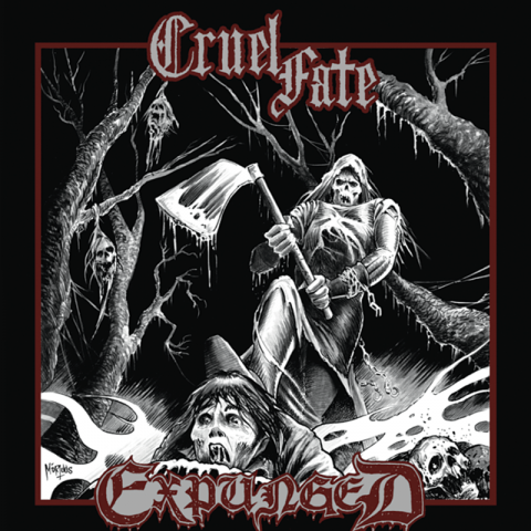 Cruel Fate / Expunged cassette cover
