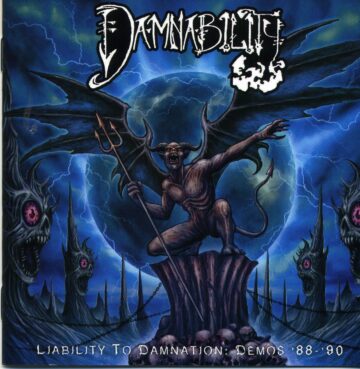 Cover for Damnability - Liability To Damnation: Demos '88-'90