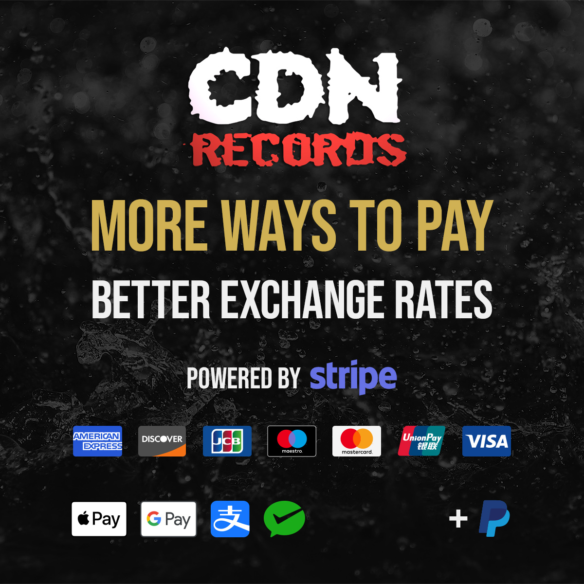 Infographic with all new ways to pay