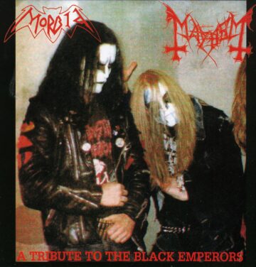 Cover for Morbid / Mayhem - A Tribute To The Black Emperors Split CD