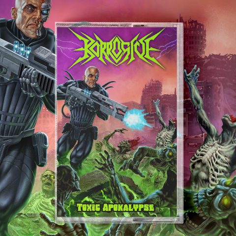 Korrosive - Toxic Apokalypse (Cassette) Toxic Apokalypse cassette mockup