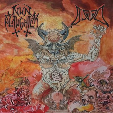 Cover for Nunslaughter / Blood - Split CD