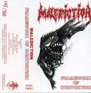 Cover for Malediction - Framework of Contortion (Cassette)
