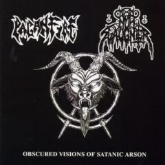 Cover for Nunslaughter / Paganfire - Obscured Visions of Satanic Arson
