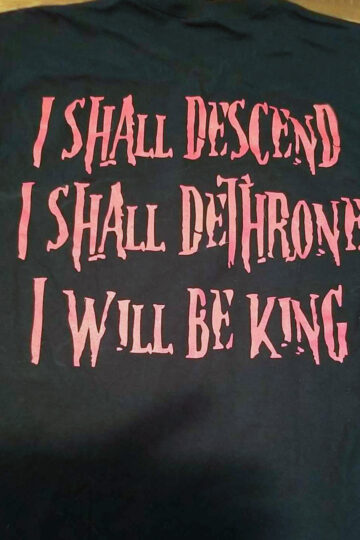 Cover for Deamon – Descend Dethrone T-Shirt