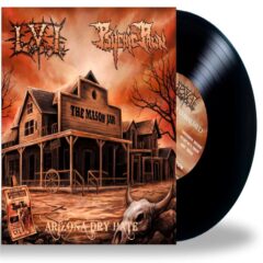 Cover for L.V.I. / Psychic Pawn - Arizona Dry Hate (Split LP) (Limited Edition Vinyl)